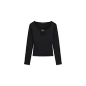 Guess Bluza W6BP27 K6288 Črna Slim Fit