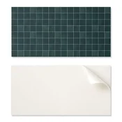 shumee Vinilna plošča, pripravljena za montažo, z dekorativnim potiskom 120x60 cm, geometrijski vzorec ploščic
