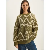 Bianco Lucci Pulover Pullover zelena