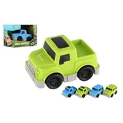 Mini plastični avto 9cm na vztrajniku 4 vrste v škatli