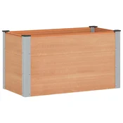 Povišena vrtna gredica Smeda 100 x 50 x 54 cm