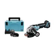 MAKITA DGA508RTJ Akumulatorski kotni brusilnik, 18V, 125 mm, SET