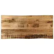 Stolna ploca sa živi rub 100x40x2,5cm masivno grubo drvo manga