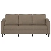 Vidaxl vidaXL Trosed, taupe, 180 cm, oblazinjen s tkanino