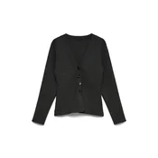 VERO MODA Pletena jopa VMMille temno siva