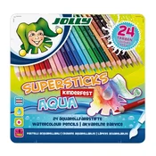 Jolly Superstick Kinderfest Aqua set 24 obojenih olovaka 3001-0002