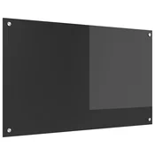Kuhinjski zid Tamno siva 100 x 60 cm Staklo otporno na udarce