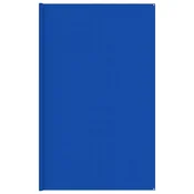 Vidaxl Preproga za šotor 400x500 cm modra HDPE