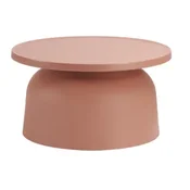 shumee Minimalistična miza OTTO2, pudrasto roza