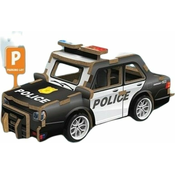 3D drvena slagalica - Policijski auto 13 cm