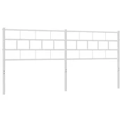 Vidaxl Kovinsko nadomestno vzglavje belo 200 cm