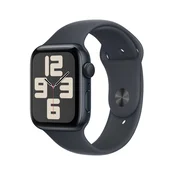 APPLE pametna ura Watch SE2 v3 (44mm), sivo aluminijasto ohišje + siv pašček M/L