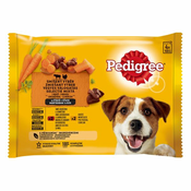 Vrečke Pedigree izbor hran v omaki 4x100 g