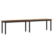 Vidaxl klop Star les 200 x 35 x 45 cm Konstruiran les