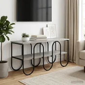 vidaXL TV stojalo 100 x 40 x 50 cm Siva Sonoma konstruiran les