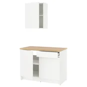 KNOXHULT Blok kuhinja, bijela, 120x61x220 cm