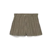 VERO MODA Hlače s naborima VMROSIE brokat / crna