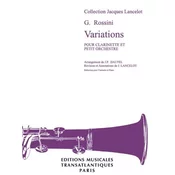 ROSSINI:VARIATIONS POUR CLARINETTE ET PIANO