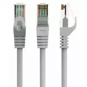 GEMBIRD Mrežni kabl PP6U-CU-15M, CAT6, Bakarni, 15m, Sivi