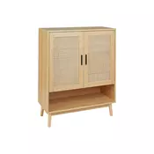 Regal za čevlje Berwyn 2911 Svetlo rjava, 80x98x35cm, MDF plošča, Iverna plošča, Ratan