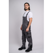 Laki Industry premium Radni polukombinezon Sivo-crni