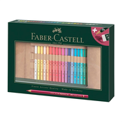 Faber-Castell - Barvice Faber-Castell Polychromos Roll, 30 kosov + radirka in svinčniki