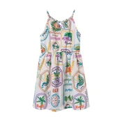 Mayoral Poletna obleka 6986 Pisana Regular Fit