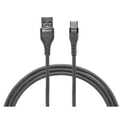 Kabel TRACER USB-A na USB-C 1m, platneni ovoji