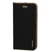 Havana Premium preklopna torbica Samsung Galaxy A13 LTE A135 - črna z zlatim robom