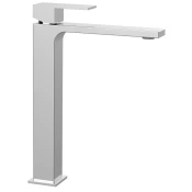 CUBEMIX washbasin mixer tap, high, chrome - Chrome - Sapho - CUBEMIX - 72 - Medeninasti - Vzvod - Kvadratni - 50 - 278 - 14