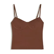 Bershka Top rjava