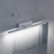 MCJ LED-stenna svetilka Miroir 40 cm, aluminij, 3000 K - Kopalnica - Sodobni - aluminij, belo matirano - Kovina