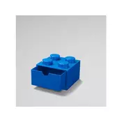 LEGO namizna škatla 4 s predalom - modra