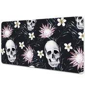 Decormat Podloga za mizo Lobanje in listi 100x50 cm