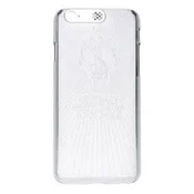 Nobrand Noosy Faceplate Flashing Skull za Apple iPhone 6 - lobanja, belo/prozorna