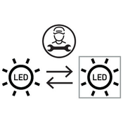 Leuchten Direkt 15391-60 - LED prigušiva stropna svetiljka RITUS LED/20W/230V