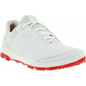 Ecco Biom Hybrid 3 ženske cipele za golf White/Hibiscus 36