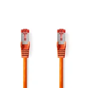 Nedis CAT6 Omrežni kabel | RJ45 moški | RJ45 moški | S/FTP | 1,00 m | Okrogla | LSZH | Oranžna | Oznaka