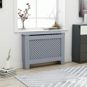 Vidaxl Pokrov za radiator antraciten 112x19x81 cm mediapan