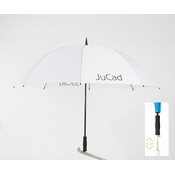 Jucad Telescopic Umbrella White