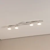 EMIBIG LIGHTING Stropna svetilka Fragment, bela barva, dolžina 86 cm, kovina, 4-svetlobna. - Dnevna soba/jedilnica - Sodobni