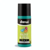 Barva za steklo, ki se odlepi DARWI Paint & Peel 3v1 80 ml - temno zelena