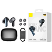 Earphones TWS Baseus Bowie M2s, black (6932172626075)