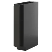 METOD Podni element s policama, Crnosiva/Upplöv boja antracita, mat, 20x60 cm