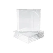 MediaRange Ovitek za 1 CD 10,4 mm prozoren - 5 kosov