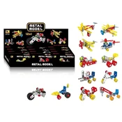 Gradbeni set transportno vozilo iz kovine/plastike v škatli 11x6cm