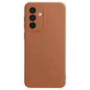 AVIZAR Ovitek za Galaxy A56 iz mehkega silikona z ojačanjem bloka kamere, Rjava, (5000274248)