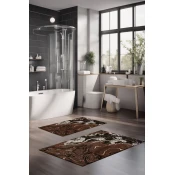 Lessentiel Maison Set prostirki za kupatilo CT-5032, 2 Komada, Braon