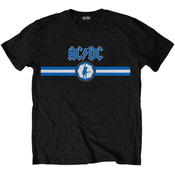 AC/DC Majica Blue Logo & Stripe Black M
