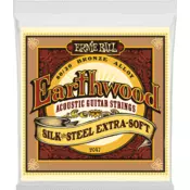 Ernie Ball 2047 Earthwood Silk & Steel Soft 80/20 Bronze Extra-Soft žice za akusticnu gitaru